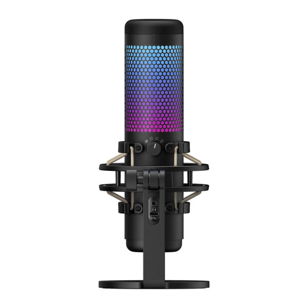 HyperX QuadCast S Noire Microphone autonome Rétroéclairage RGB (4P5P7AA)