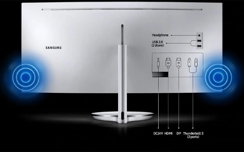 Écran incurvé 34 QLED Samsung Série 7 CJ791 (LC34J791WTMXZN)