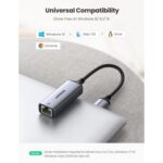 Adaptateur UGREEN Aliminium USB 3.0 TO RJ45 ETHERNET (50922)