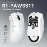 ATTACK SHARK R1 Maroc – Souris Gaming Sans Fil 59g (Blanc)