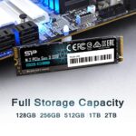 Silicon Power SP256GBP34A60M28 NVMe M.2 PCIe Gen3x4 2280 SSD 256GB