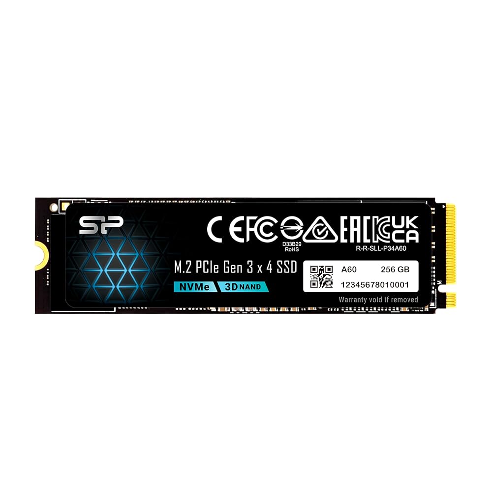 Silicon Power SP256GBP34A60M28 NVMe M.2 PCIe Gen3x4 2280 SSD 256GB Silicon Power SP256GBP34A60M28 NVMe M.2 PCIe Gen3x4 2280 SSD 256GB